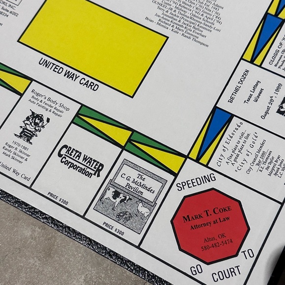 VTG 2000 Oklahoma Monopoly Board Game - El Dorado-Opoly Brand New/Pieces Sealed - Picture 8 of 11